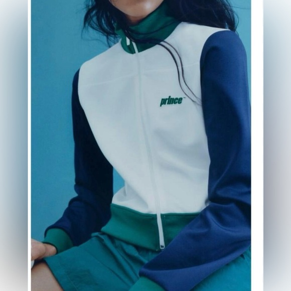 Zara PRINCE™ Track-Style Zip Jacket • Size M • Made in Morocco - Picture 1 of 4